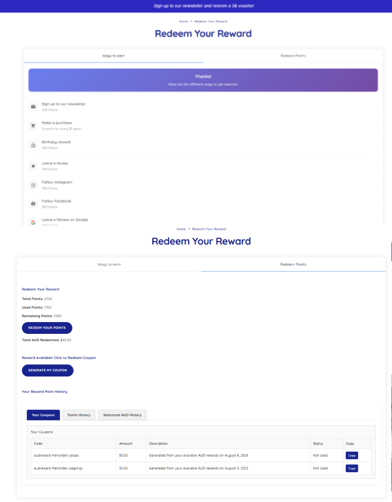 reward system WooCommerce, WooCommerce points and rewards, WordPress custom rewards, WooCommerce customer retention, loyalty voucher WooCommerce